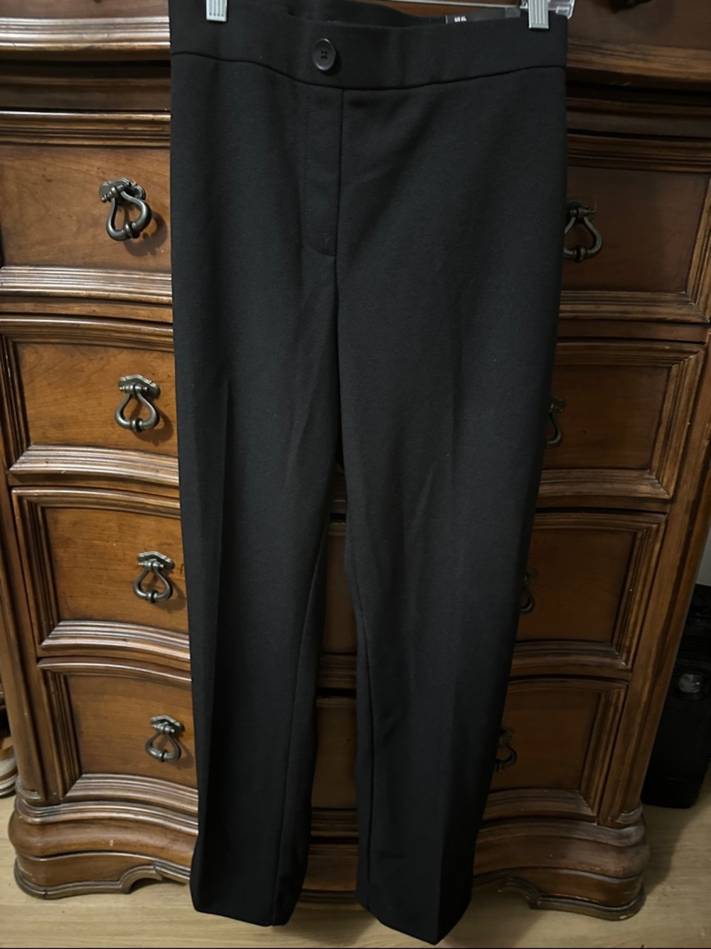 Jones New York Black Straight-Leg Dress Pants